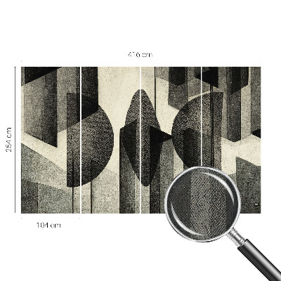 3D-Fototapete Geometrische Formen