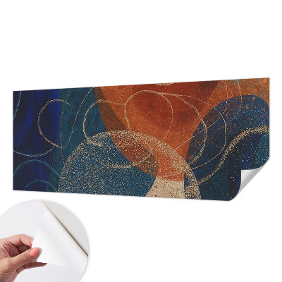 3D-Fototapete fürs Schlafzimmer Farbenfrohe Formen