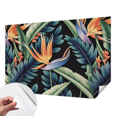 3D-Fototapete fürs Wohnzimmer Paradies-Thema