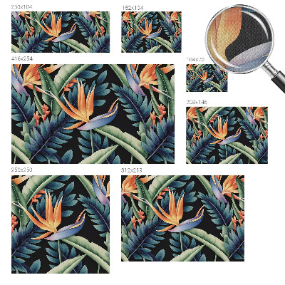 3D-Fototapete fürs Wohnzimmer Paradies-Thema