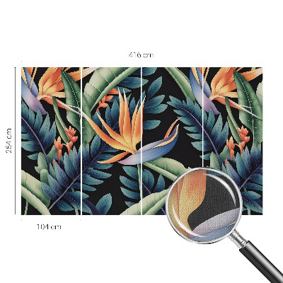 3D-Fototapete fürs Wohnzimmer Paradies-Thema