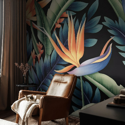 3D-Fototapete fürs Wohnzimmer Paradies-Thema