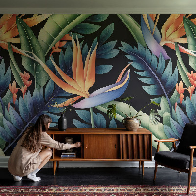 3D-Fototapete fürs Wohnzimmer Paradies-Thema