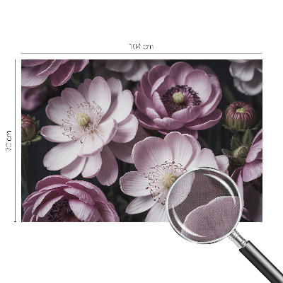 Fototapete in 3D-Optik Florale Eleganz