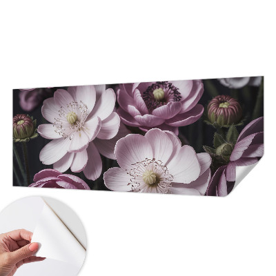 Fototapete in 3D-Optik Florale Eleganz