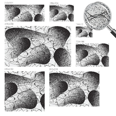 Motivtapete nach Maß Abstraktes Muster