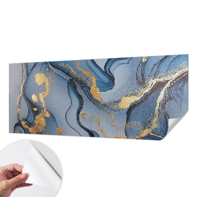 Hochwertige Bildtapete Blaue Wellen