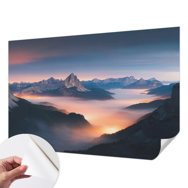 Selbstklebende Fototapete Die aufgehende Sonne