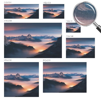 Selbstklebende Fototapete Die aufgehende Sonne