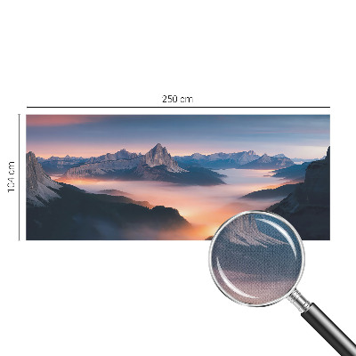 Selbstklebende Fototapete Die aufgehende Sonne