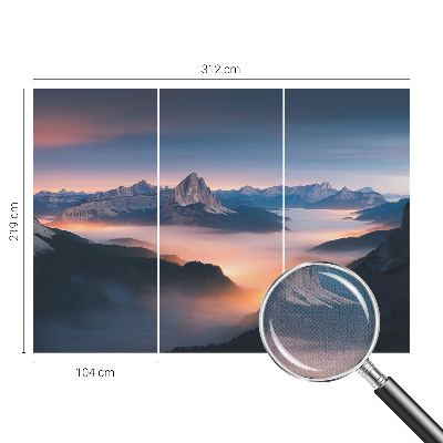 Selbstklebende Fototapete Die aufgehende Sonne