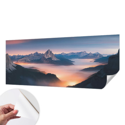 Selbstklebende Fototapete Die aufgehende Sonne