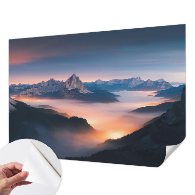 Selbstklebende Fototapete Die aufgehende Sonne