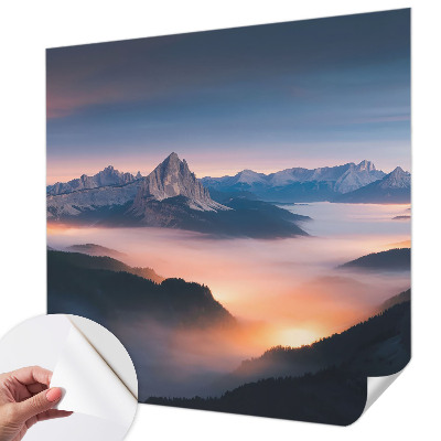 Selbstklebende Fototapete Die aufgehende Sonne