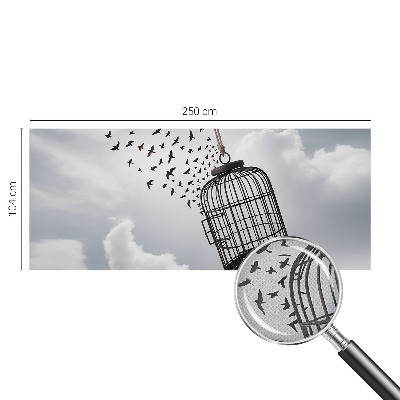 Selbstklebende Fototapete fürs Wohnzimmer Fliegende Vögel