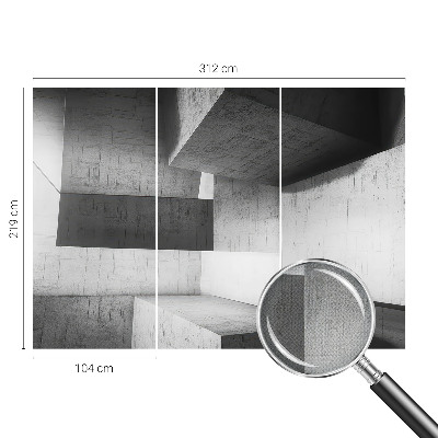 3D-Fototapete Geometrische Skulpturen