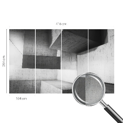 3D-Fototapete Geometrische Skulpturen