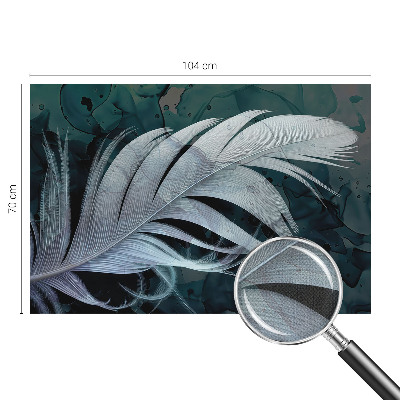 3D-Fototapete fürs Schlafzimmer Ätherische Feder