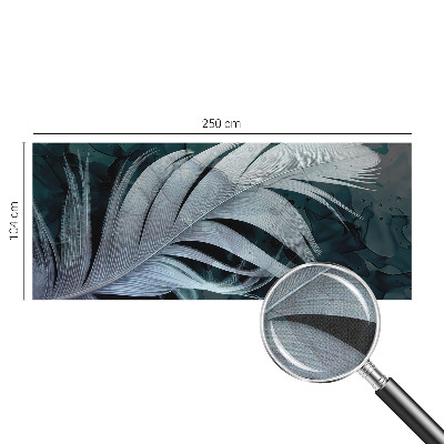 3D-Fototapete fürs Schlafzimmer Ätherische Feder