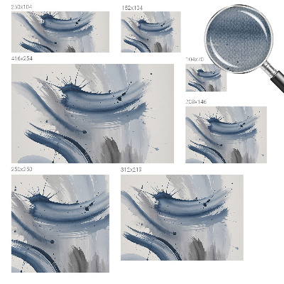 Moderne Fototapete nach Maß Künstlerische Pinselstriche