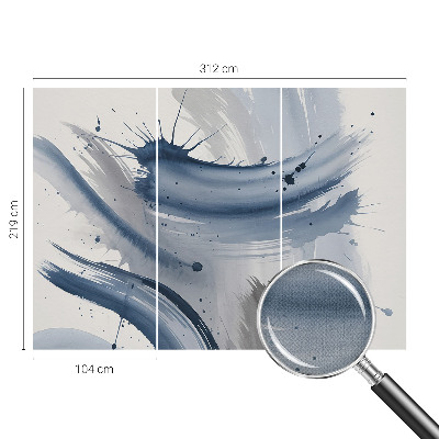 Moderne Fototapete nach Maß Künstlerische Pinselstriche