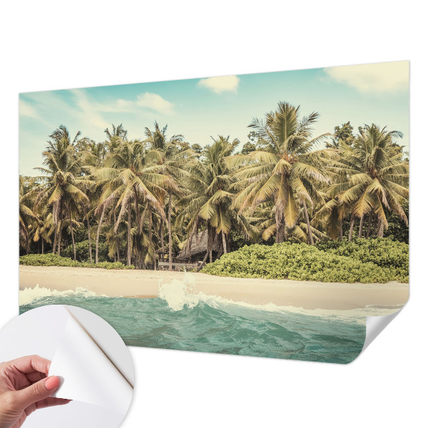 Motivtapete fürs Wohnzimmer Tropischer Strand