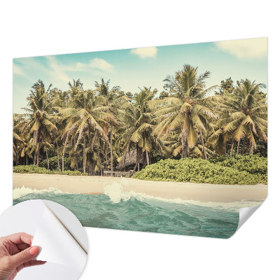 Motivtapete fürs Wohnzimmer Tropischer Strand