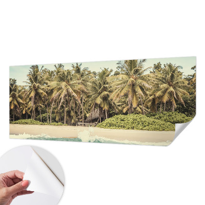 Motivtapete fürs Wohnzimmer Tropischer Strand