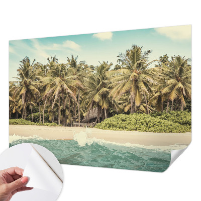 Motivtapete fürs Wohnzimmer Tropischer Strand
