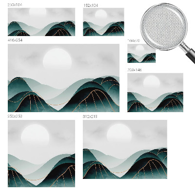 Selbstklebende Fototapete fürs Wohnzimmer Scheinbarer Frieden