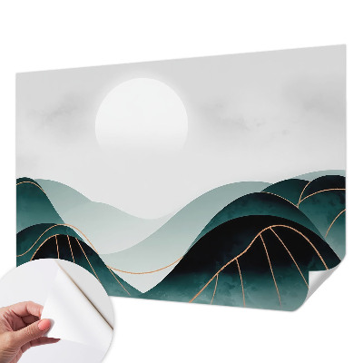 Selbstklebende Fototapete fürs Wohnzimmer Scheinbarer Frieden