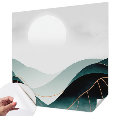 Selbstklebende Fototapete fürs Wohnzimmer Scheinbarer Frieden