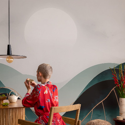 Selbstklebende Fototapete fürs Wohnzimmer Scheinbarer Frieden