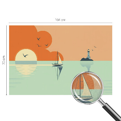 Selbstklebende Fototapete für die Wand Meeresfreuden