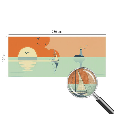 Selbstklebende Fototapete für die Wand Meeresfreuden