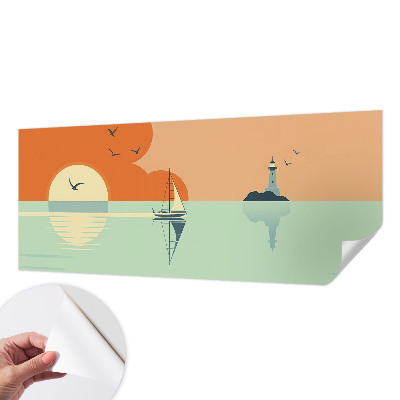 Selbstklebende Fototapete für die Wand Meeresfreuden