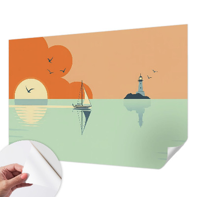 Selbstklebende Fototapete für die Wand Meeresfreuden