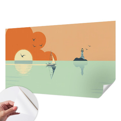 Selbstklebende Fototapete für die Wand Meeresfreuden