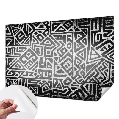 Selbstklebende Fototapete fürs Schlafzimmer Geometrisches Labyrinth