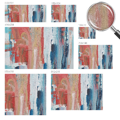 Selbstklebende Fototapete fürs Kinderzimmer Farbenfrohe Abstraktionen