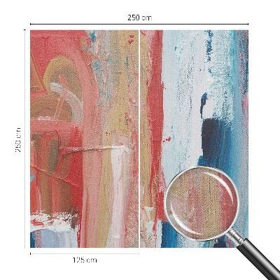 Selbstklebende Fototapete fürs Kinderzimmer Farbenfrohe Abstraktionen