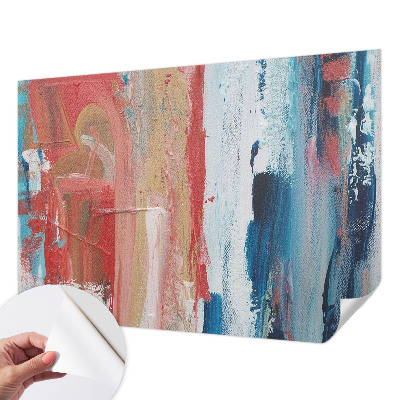 Selbstklebende Fototapete fürs Kinderzimmer Farbenfrohe Abstraktionen