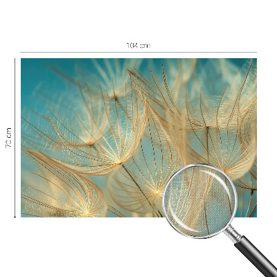 Fototapete in 3D-Optik Ätherische Löwenzahn