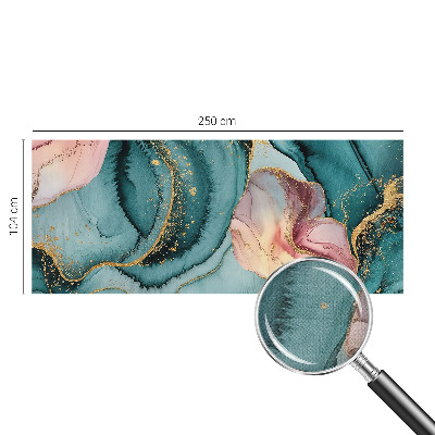 3D-Fototapete fürs Wohnzimmer Künstlerische Wellen