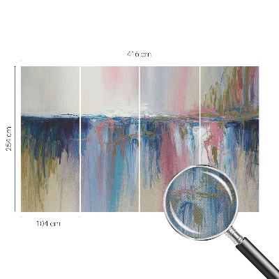 Hochwertige Bildtapete Farbenfrohe Abstraktion