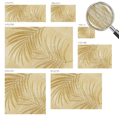 Selbstklebende Fototapete fürs Wohnzimmer Tropische Eleganz