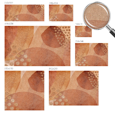 3D-Fototapete Erdige Kompositionen