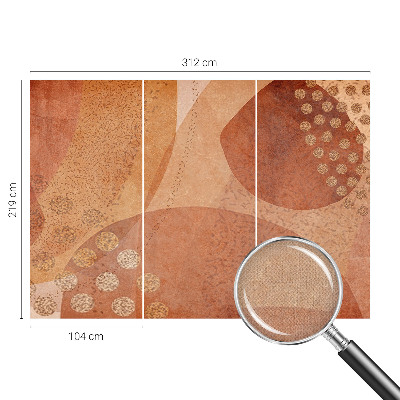 3D-Fototapete Erdige Kompositionen