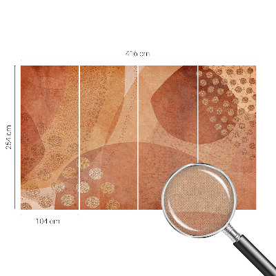 3D-Fototapete Erdige Kompositionen