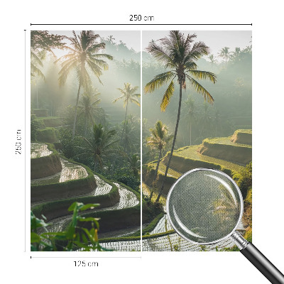 Selbstklebende Fototapete für die Wand Paradiesterrassen